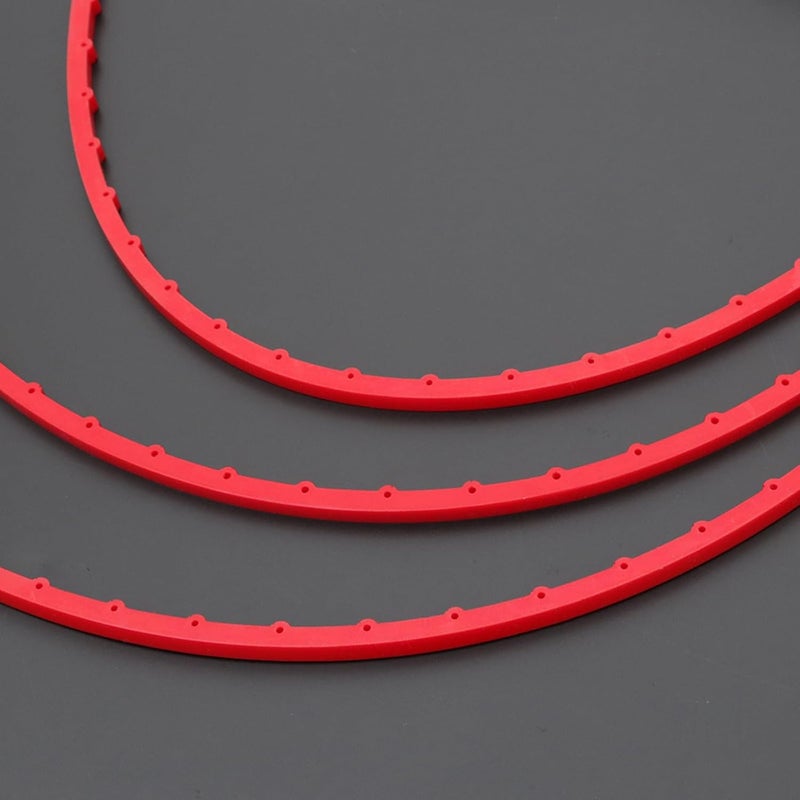 JCFANTS 39 inch Flexible Curve Template, Professional Woodworking Profiling Strip for Wood Curve Pattern Making Tools, Router Template (Red) - Image 3